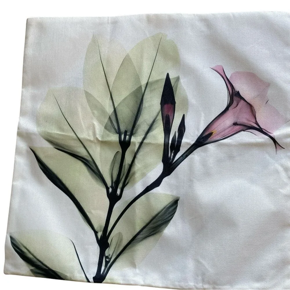 3 Floral Print Decorative Pillow Covers NWOT